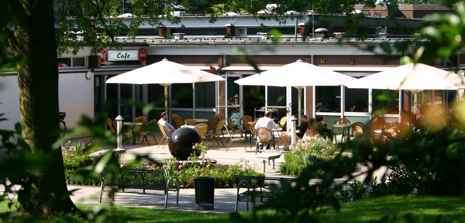 Aussengastronomie im Cafe Big Apple