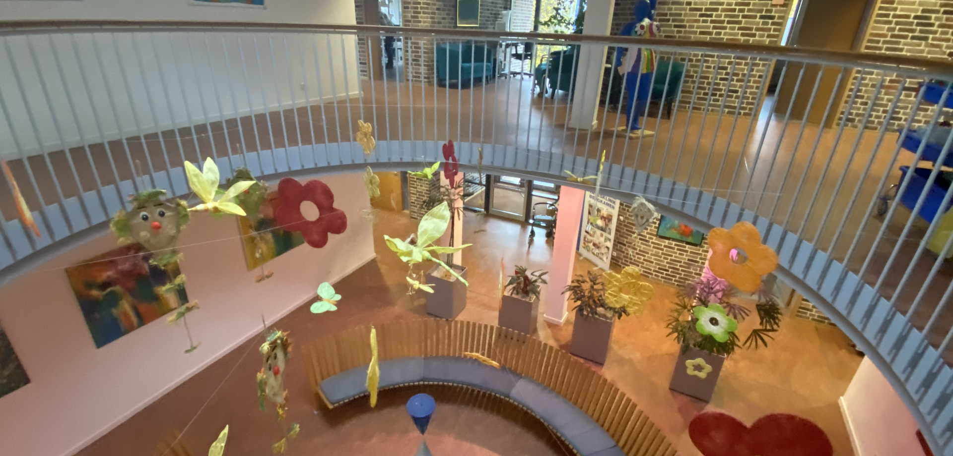 Atrium in der LWL-Tagesklinik Bergkamen
