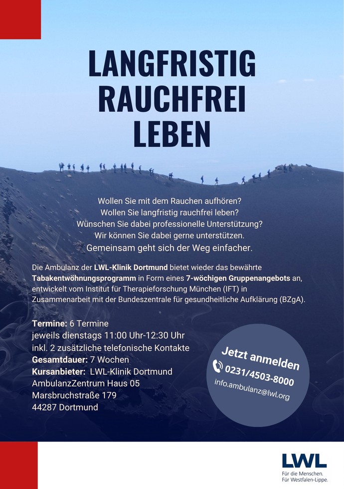 Flyer Tabakentwöhnung