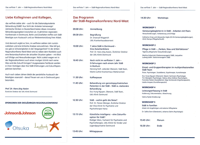 Flyer der StäB-Regionalkonferenz